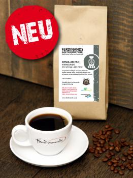 Ferdinands Kaffeerösterei Osnabrück Direktimport Kenia AB FAQ Ndurutu 2013/14 late crop.