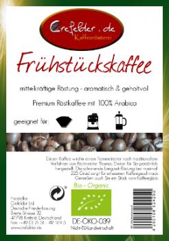 Kaffeerösterei Crefelder Frühstückskaffee - BIO