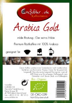 Kaffeerösterei Crefelder Arabica Gold - BIO