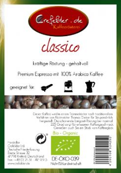 Kaffeerösterei Crefelder classico - BIO