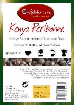 Kaffeerösterei Crefelder Perlbohne - Kenya