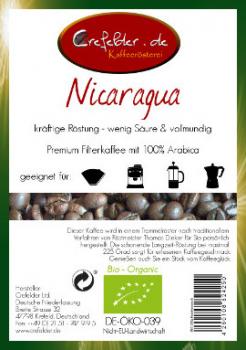 Kaffeerösterei Crefelder Nicaragua - BIO