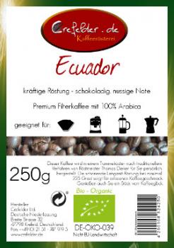 Kaffeerösterei Crefelder Ecuador - BIO