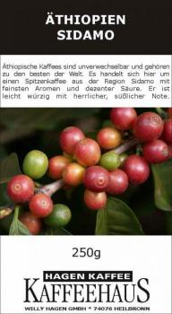 Hagenkaffee Äthiopien Sidamo